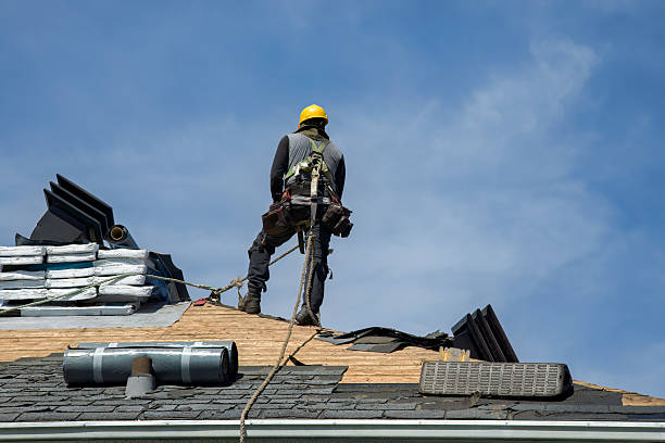 Professional Gutter Installation technician working in Melrose, MN